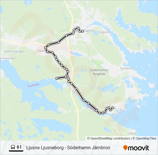 61  Line Map