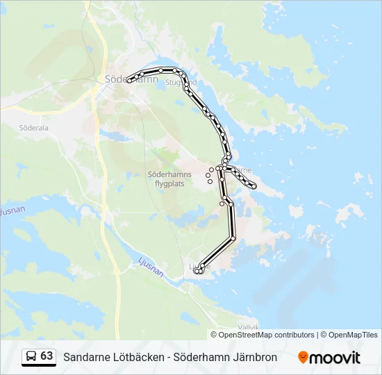 63  Line Map