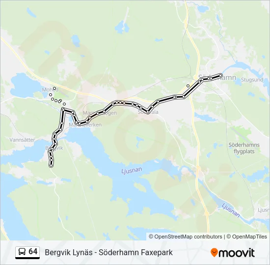 64  Line Map