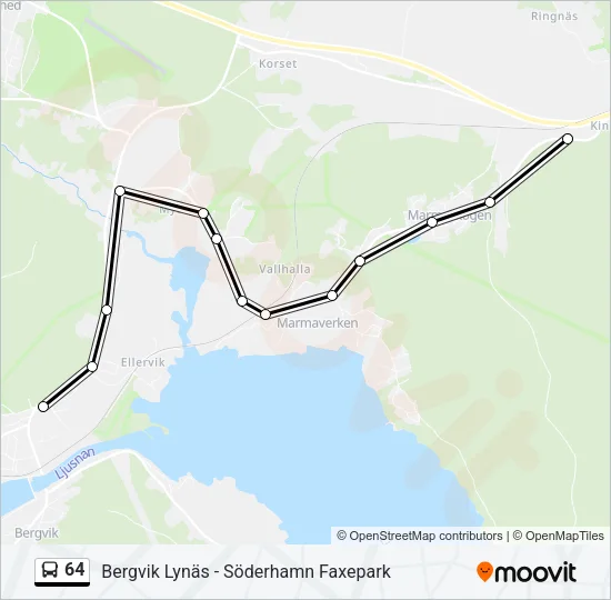 64  Line Map