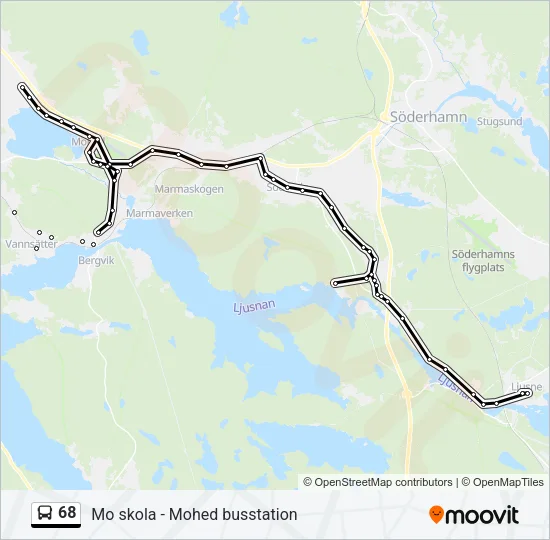 68  Line Map