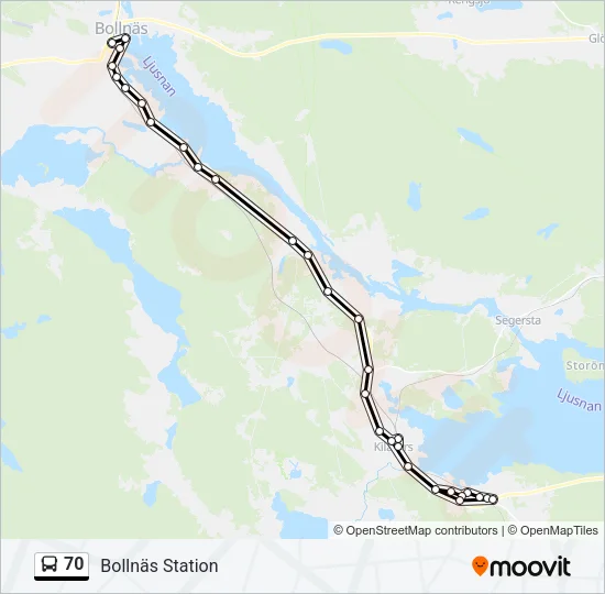 70  Line Map