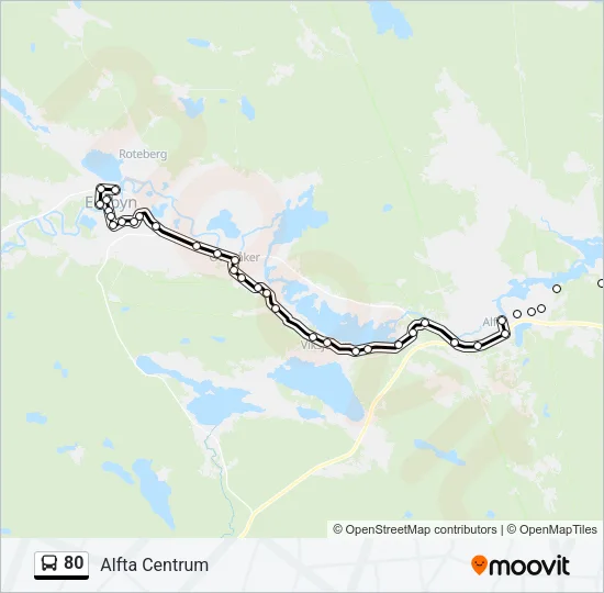 80  Line Map
