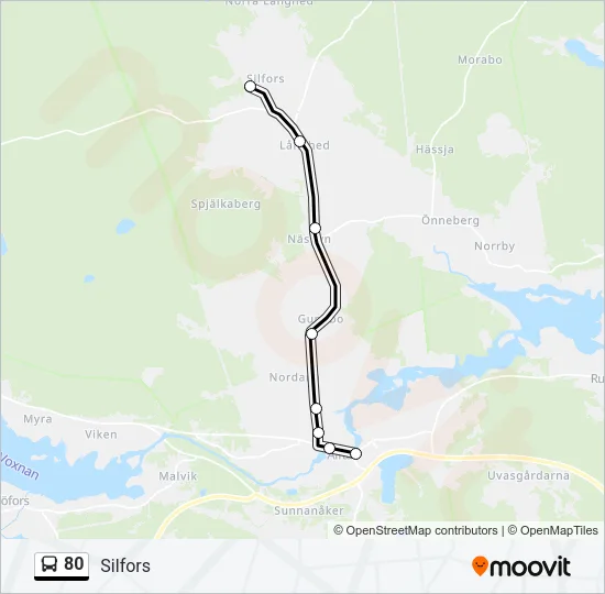 80  Line Map