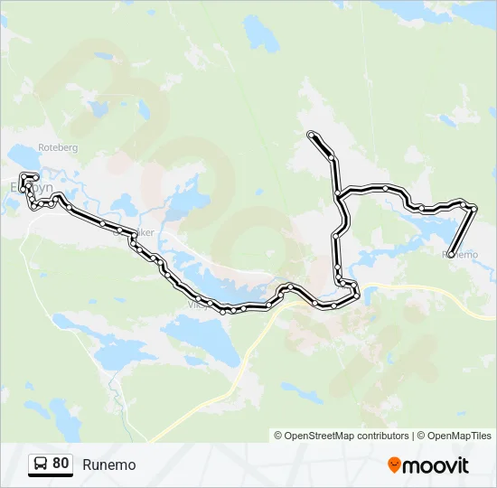 80  Line Map