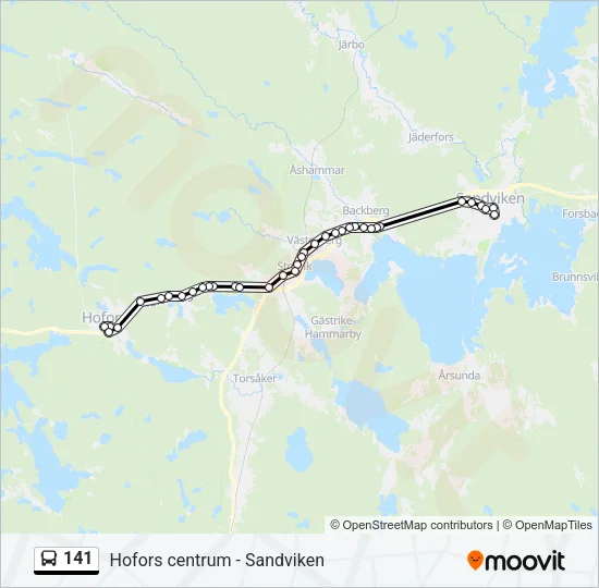 141  Line Map
