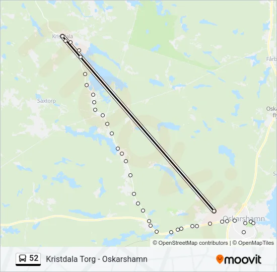 52 Bus Line Map