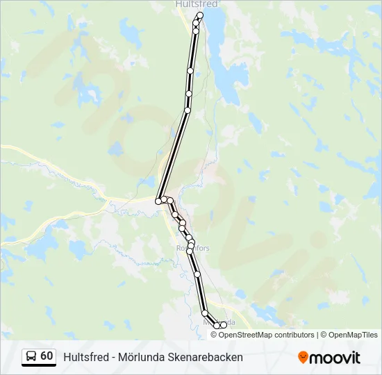 60 Bus Line Map