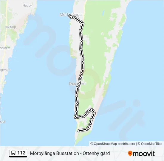 112 Bus Line Map