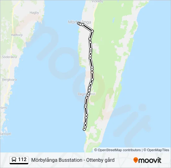 112 Bus Line Map