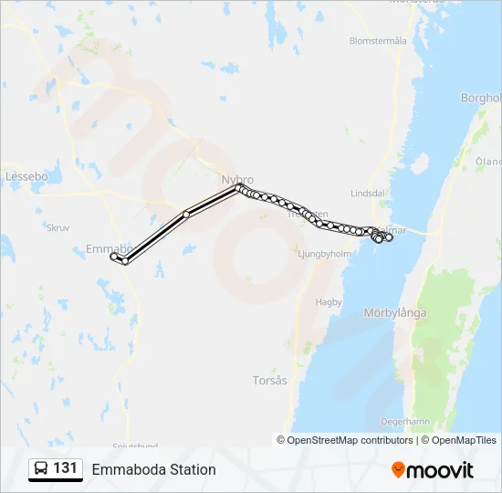 131 Bus Line Map