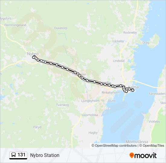 131 bus Line Map