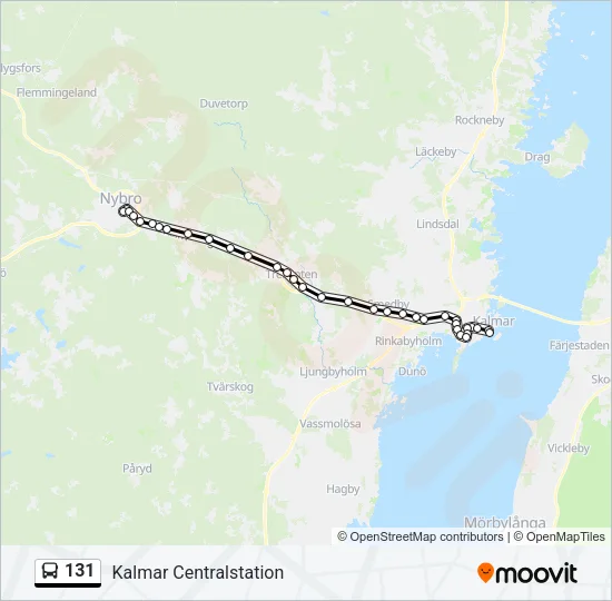 131 Bus Line Map