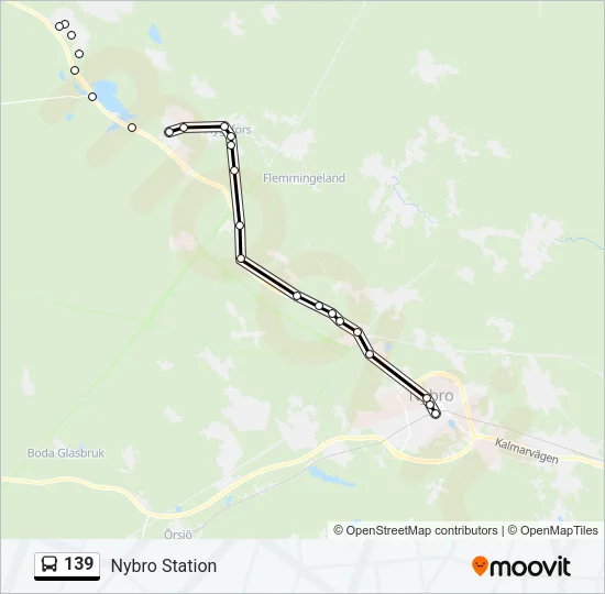 139 Bus Line Map