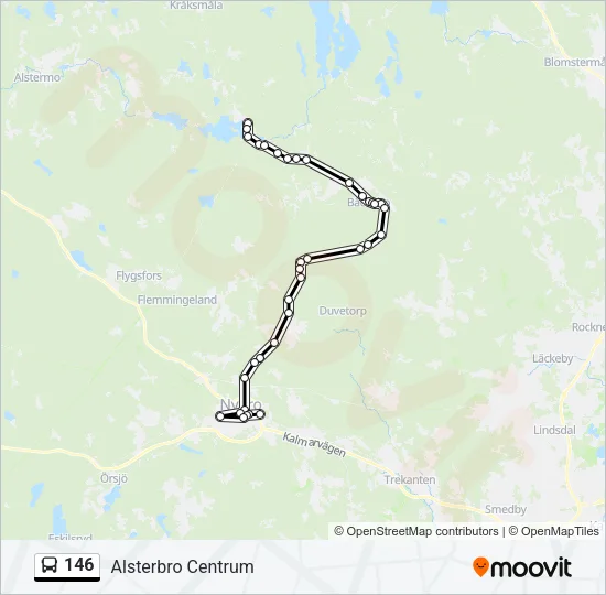 146 Bus Line Map