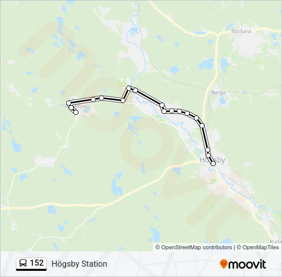 152 Bus Line Map
