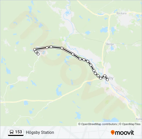 153 Bus Line Map