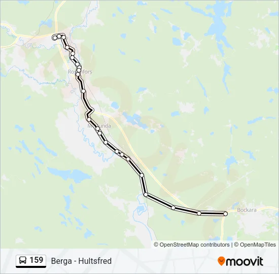 159 Bus Line Map