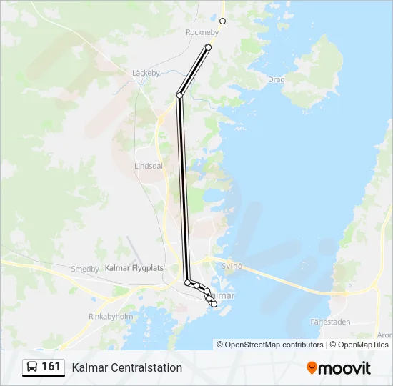 161 Bus Line Map