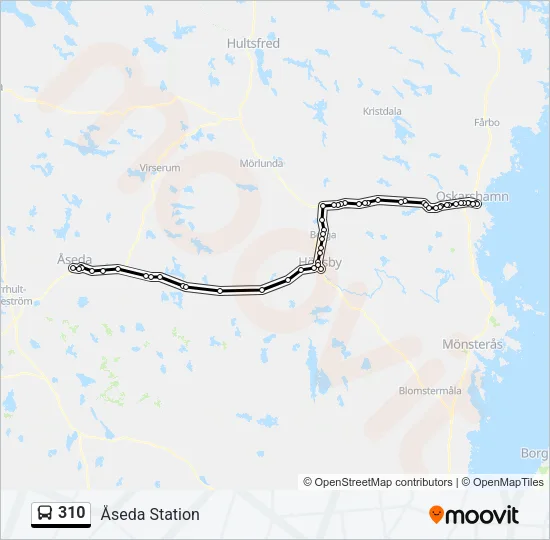310 Bus Line Map