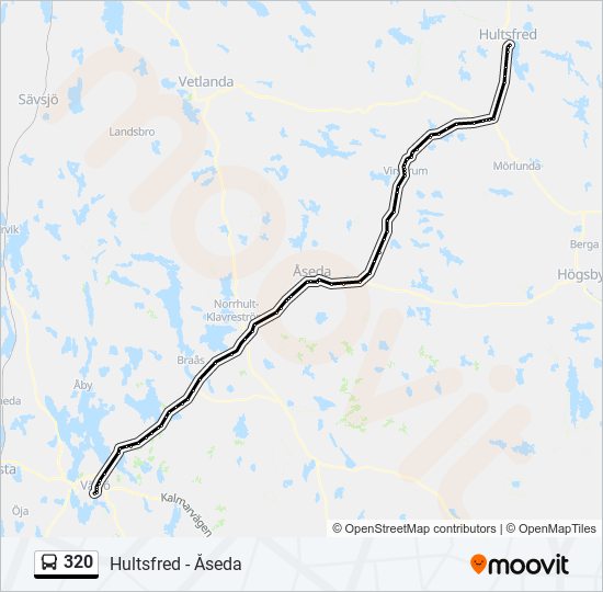 320 bus Line Map