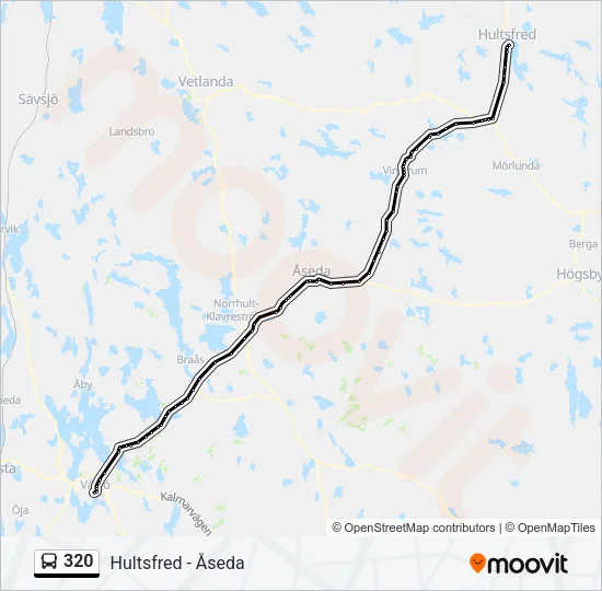 320 Bus Line Map