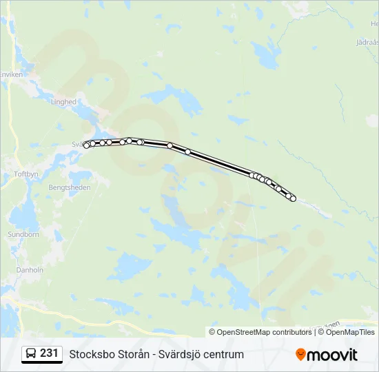 231 Bus Line Map