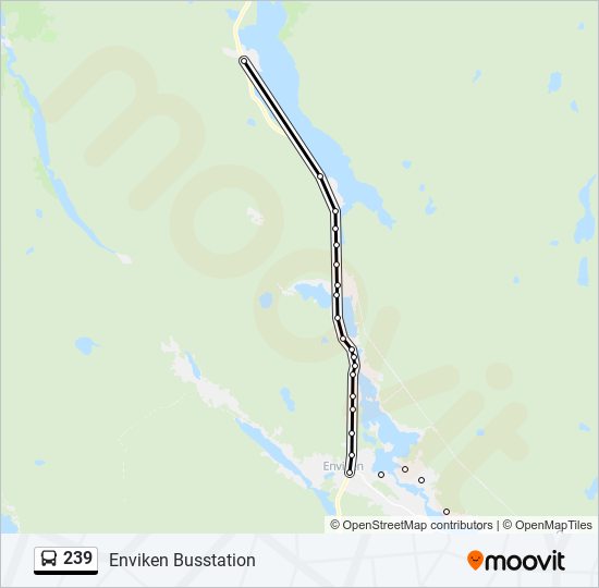 239 bus Line Map