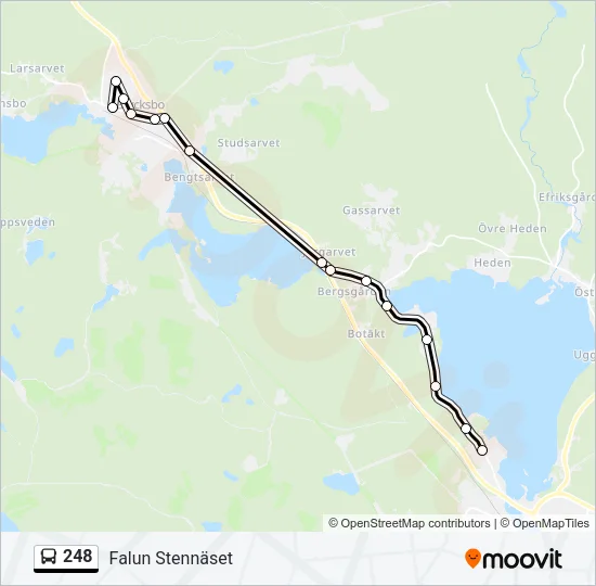 248 Bus Line Map