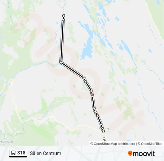 318 Bus Line Map