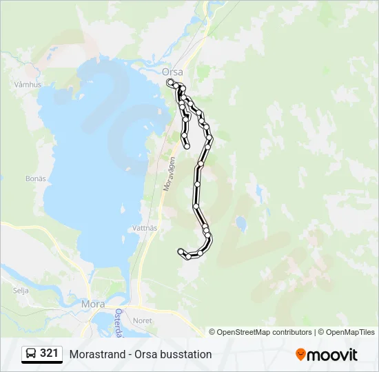 321 Bus Line Map