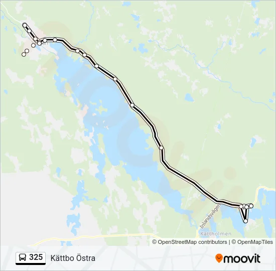325 Bus Line Map
