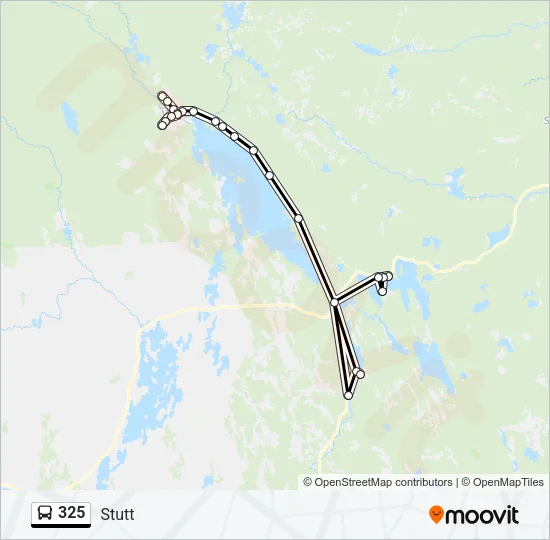 325 Bus Line Map
