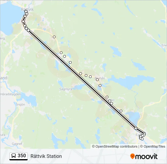350 Bus Line Map