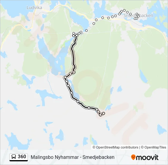 360 Bus Line Map