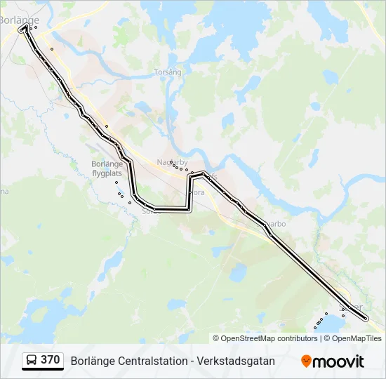 370 Bus Line Map