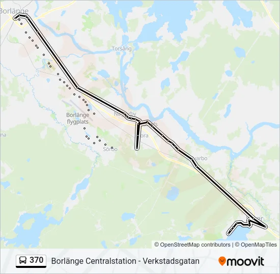 370 Bus Line Map