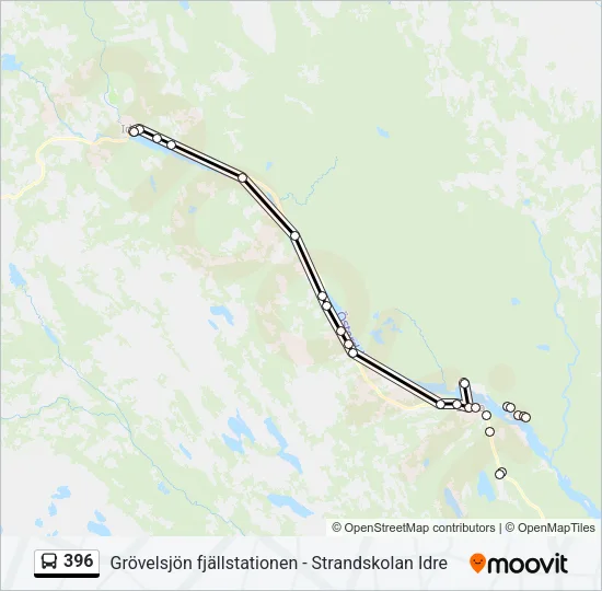 396 Bus Line Map