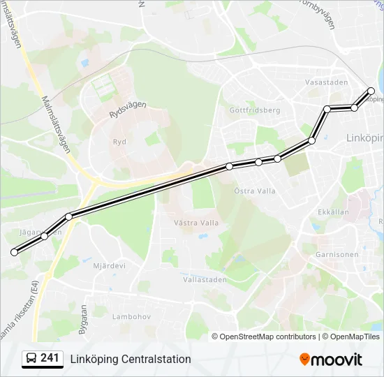 241 Bus Line Map