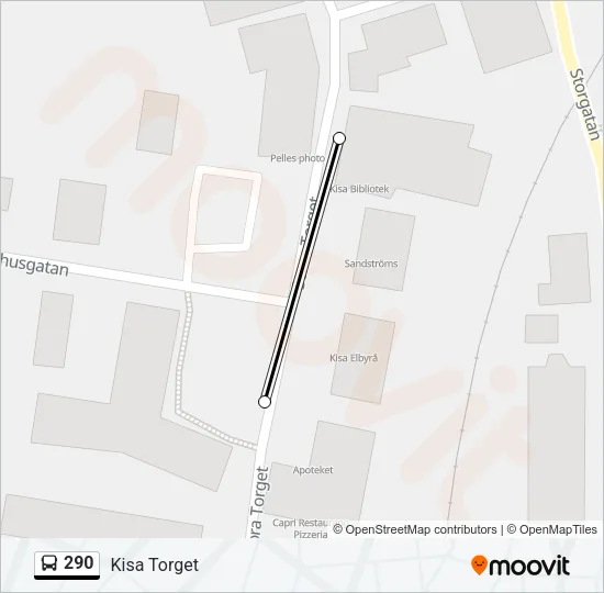 290 Bus Line Map