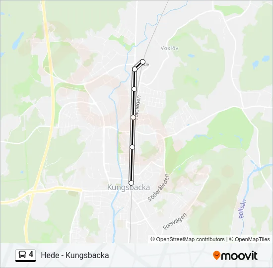 4 Bus Line Map