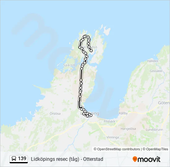 139 Bus Line Map