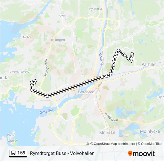 159 Bus Line Map