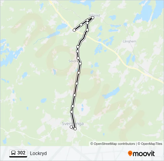 302 Bus Line Map