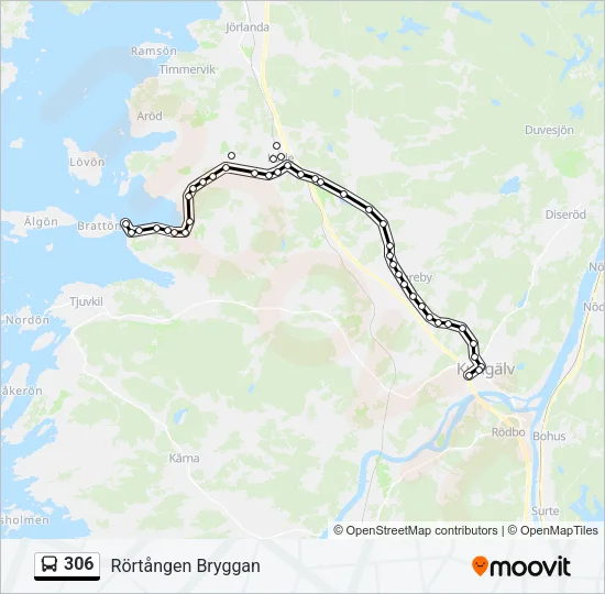 306 Bus Line Map