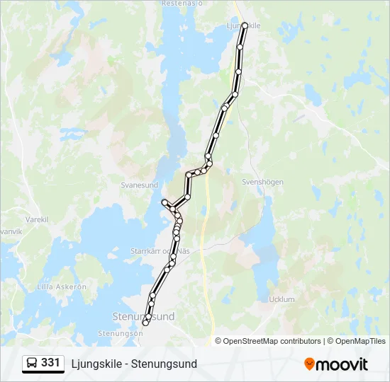 331 Bus Line Map
