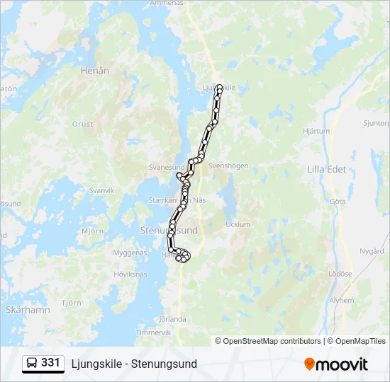 331 Bus Line Map