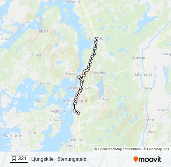 331 Bus Line Map