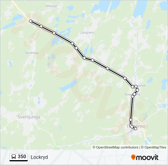 350 Bus Line Map