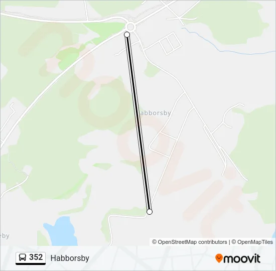 352 Bus Line Map